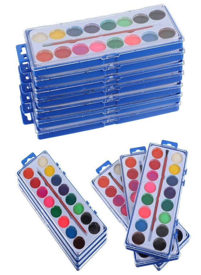 AojSup 15 Pcs Watercolor Paint Set Bulk, 16 Colors Watercolor Paint Set with Paint Brushes for Adults, Washable Paint - Image 1